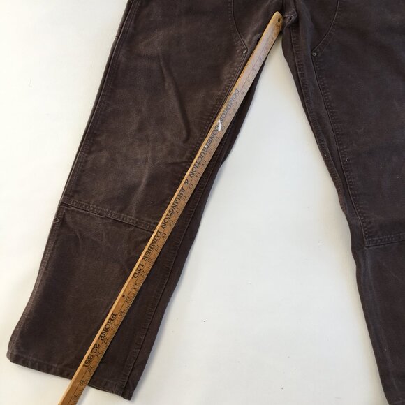 Carhartt B136 DK8 Duck Double-Front Dungarees 33X30 - Picture 9 of 9